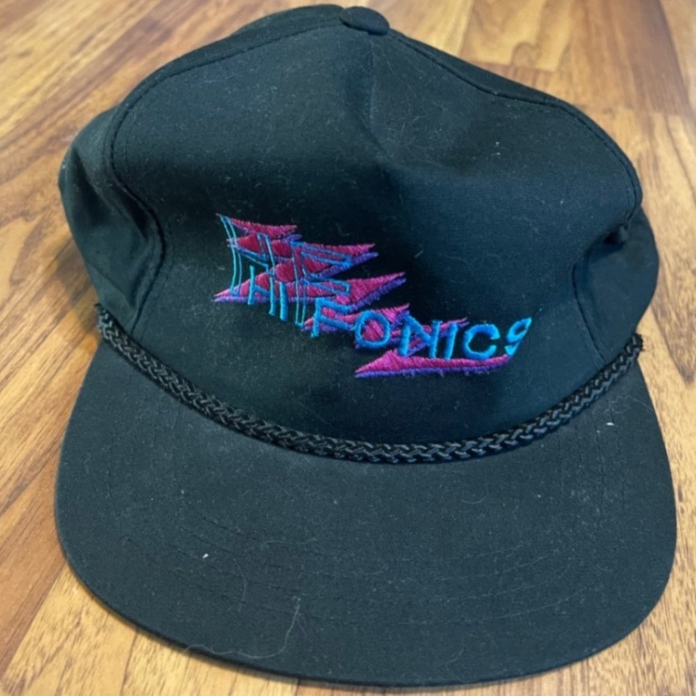 Vintage Hifonics Car Audio Snapback Hat Black Yupoong Rope Trucker Cap 90s Promo